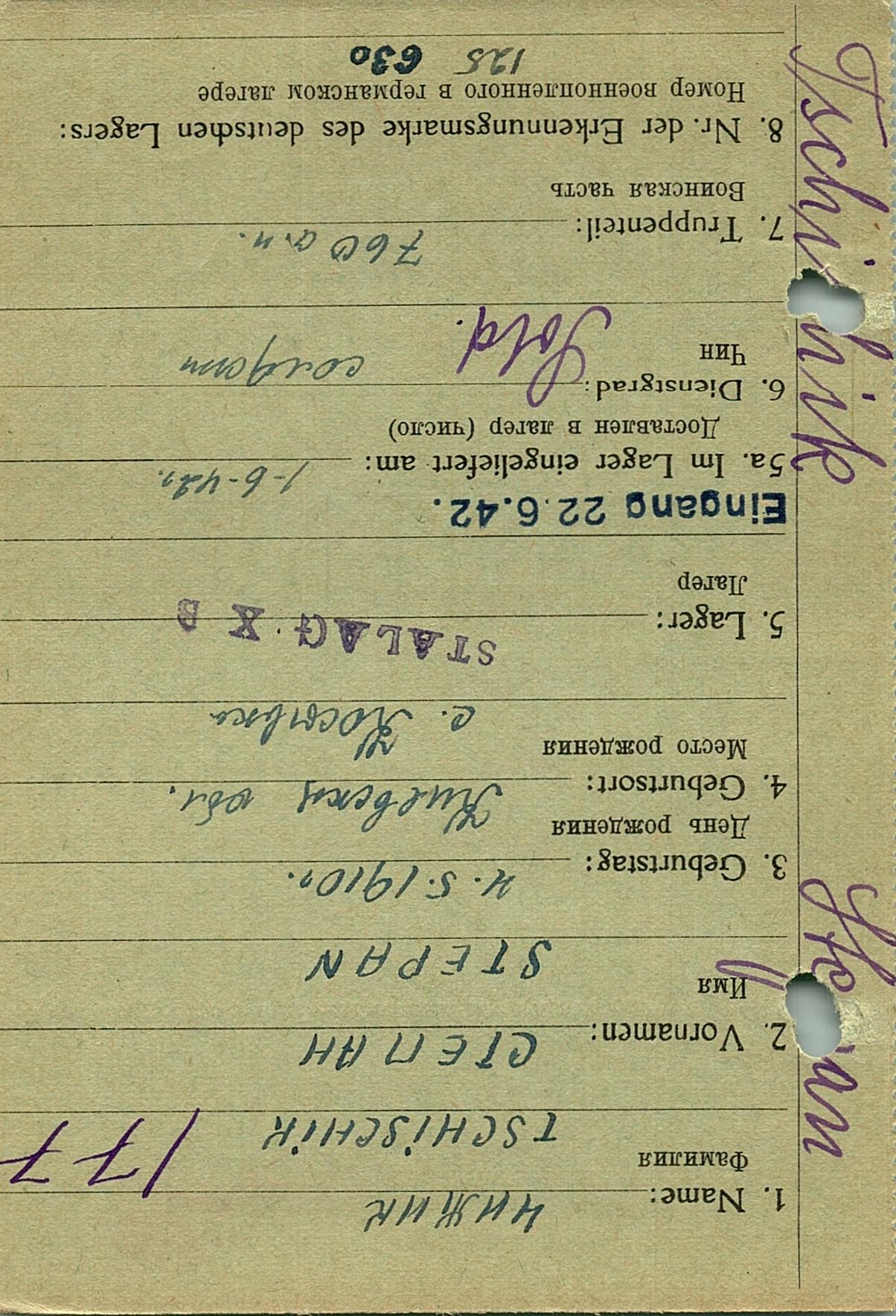 Чижик Степан Тихонович