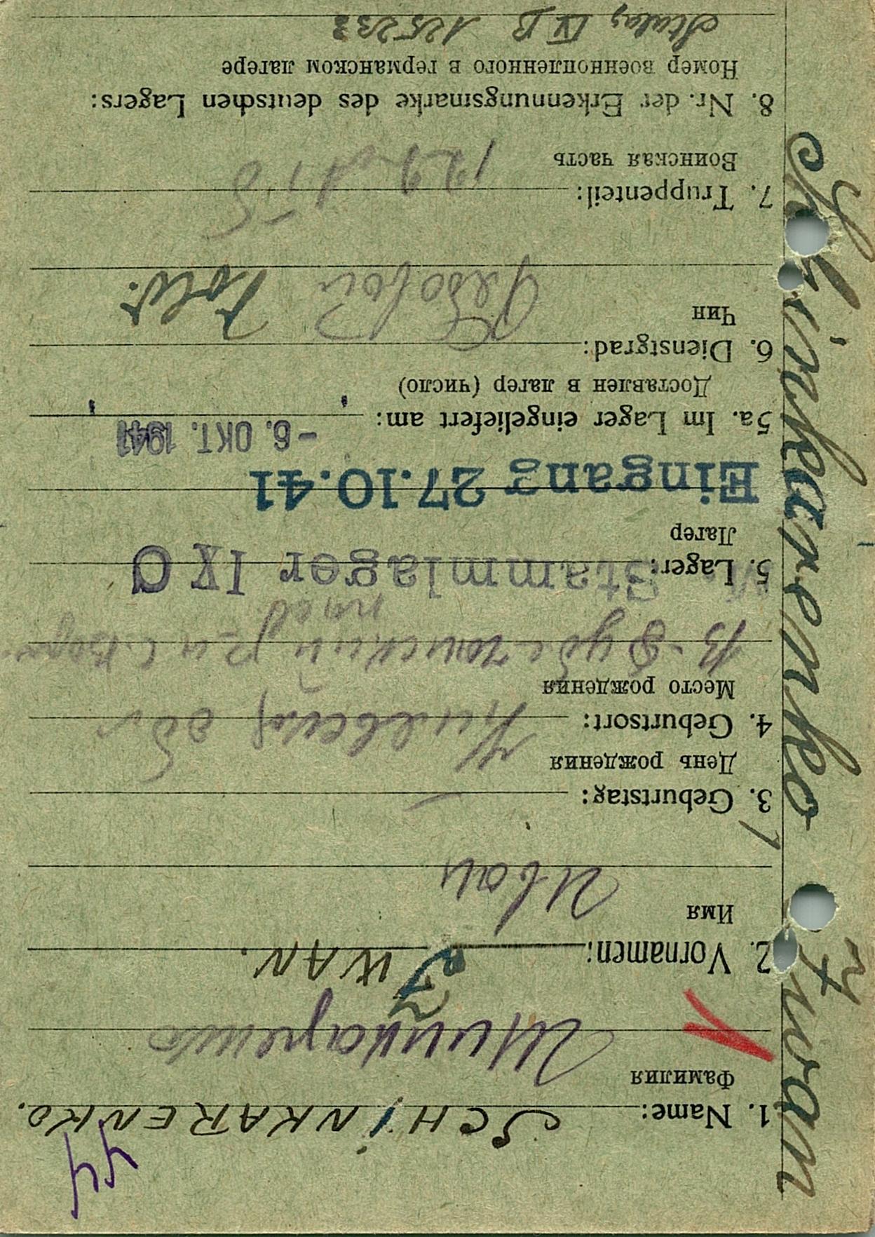 Шинкаренко Иван Петрович