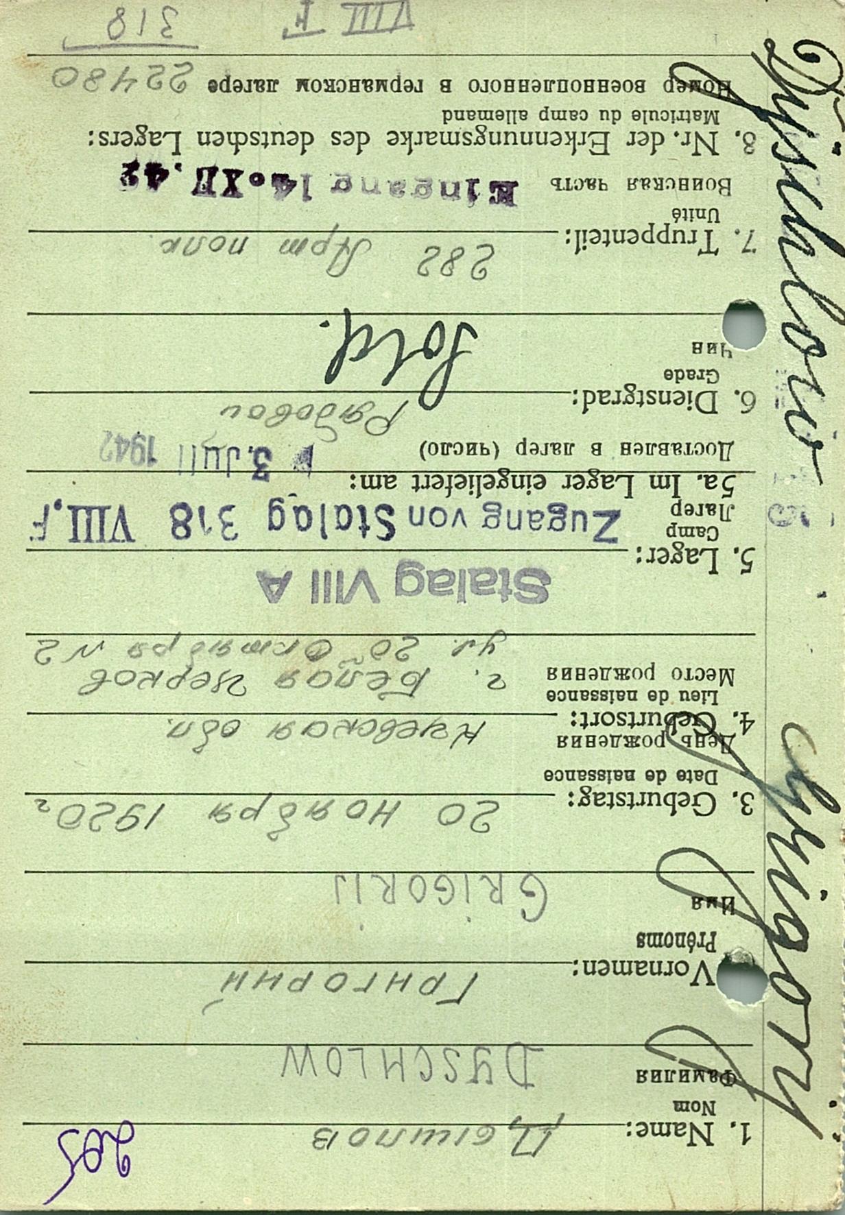 Дышлов Григорий Павлович