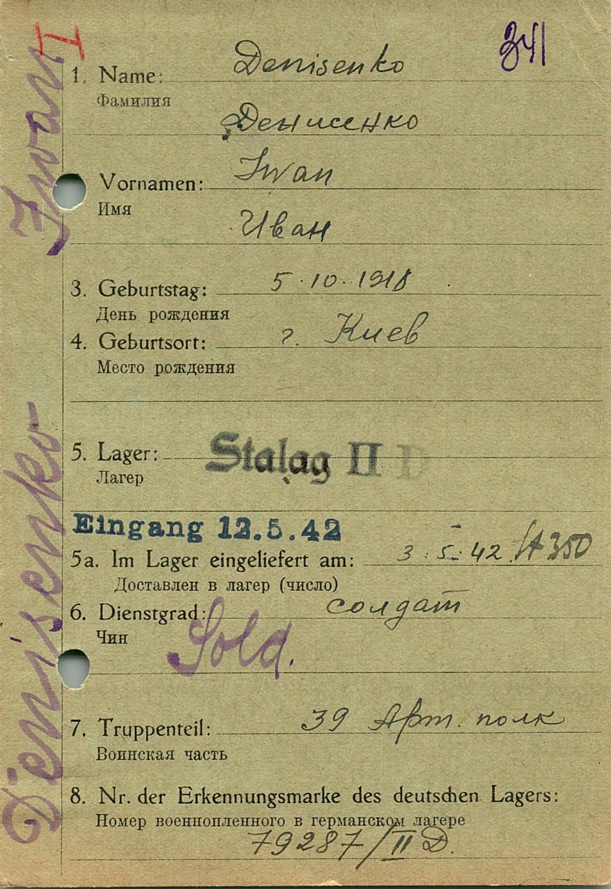 Денисенко Иван Романович