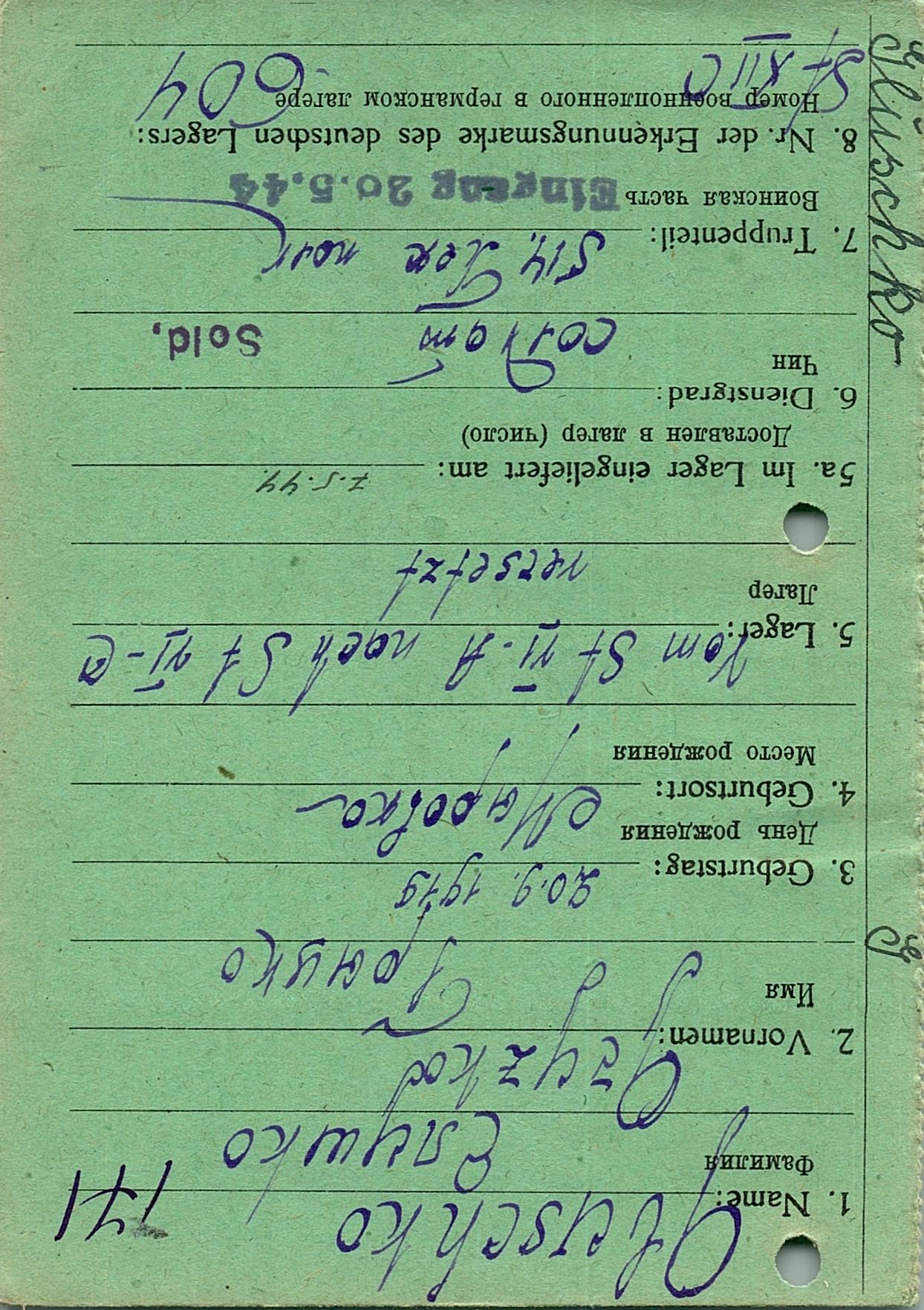 Глушко Грицько Митрофанович