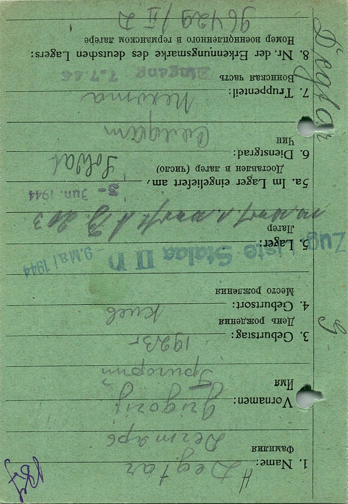 Дегтярь Григорий Иванович