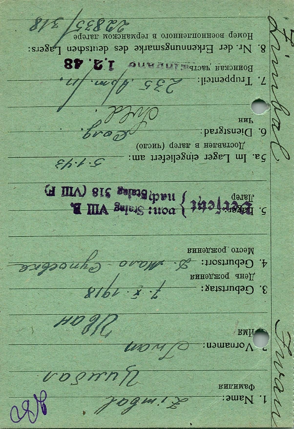 Цымбал Иван Игнатович