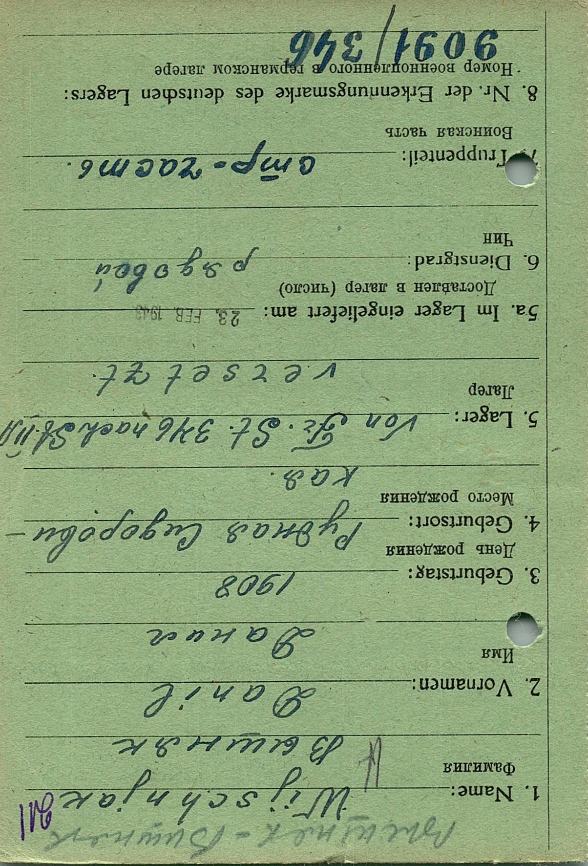 Вышняк Данил Харитонович