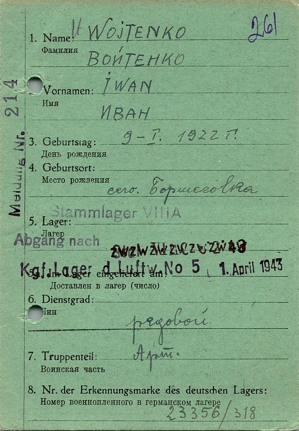 Войтенко Иван Петрович