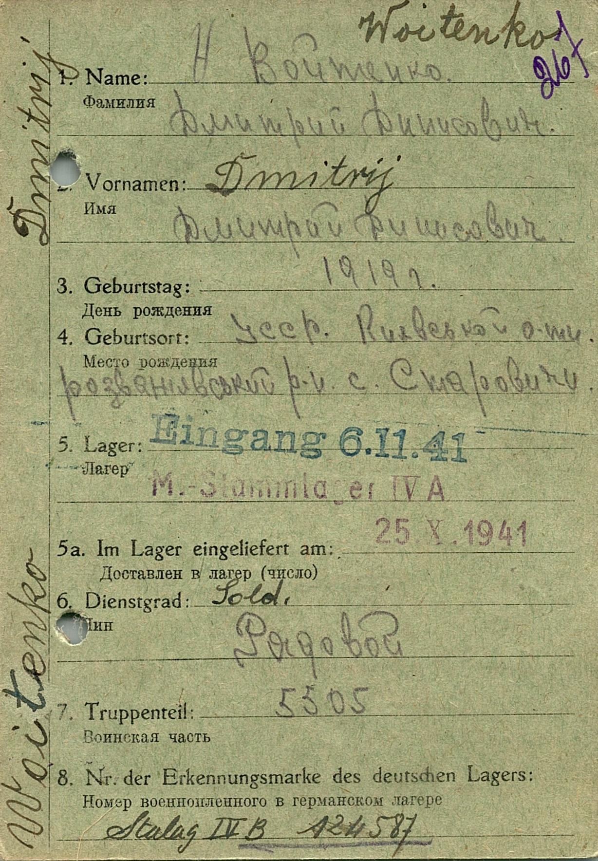 Войтенко Дмитрий Денисович