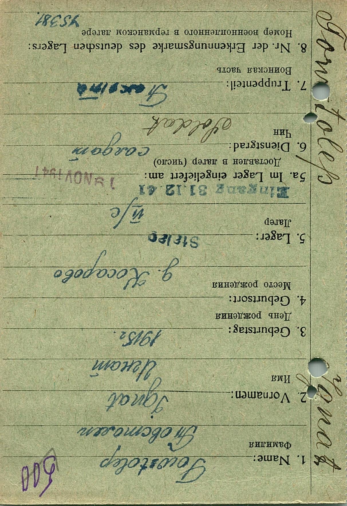 Товстолеп Игнат Сергеевич