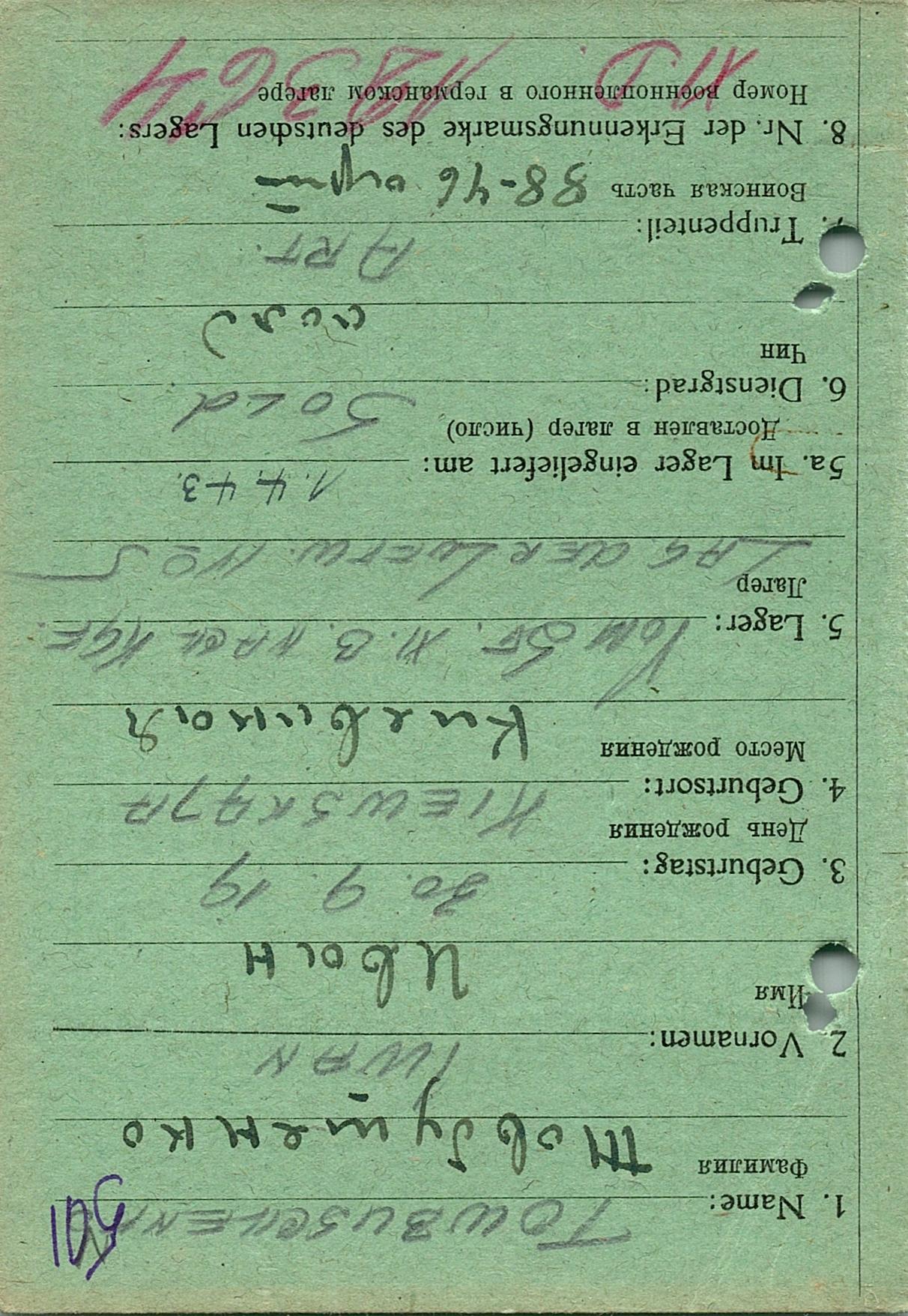 Товбушенко Иван Степанович