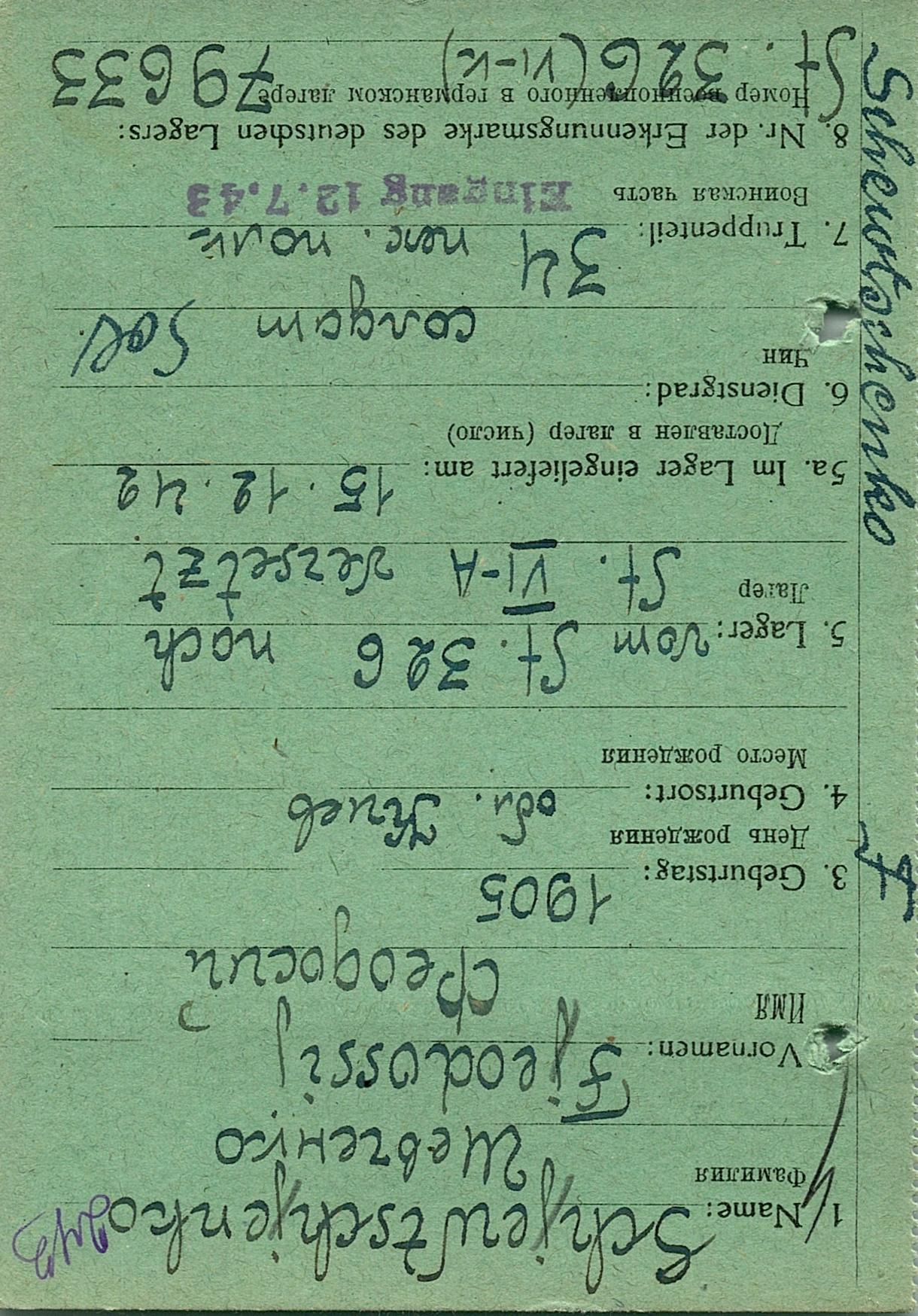 Шевченко Федосий Дорофеевич