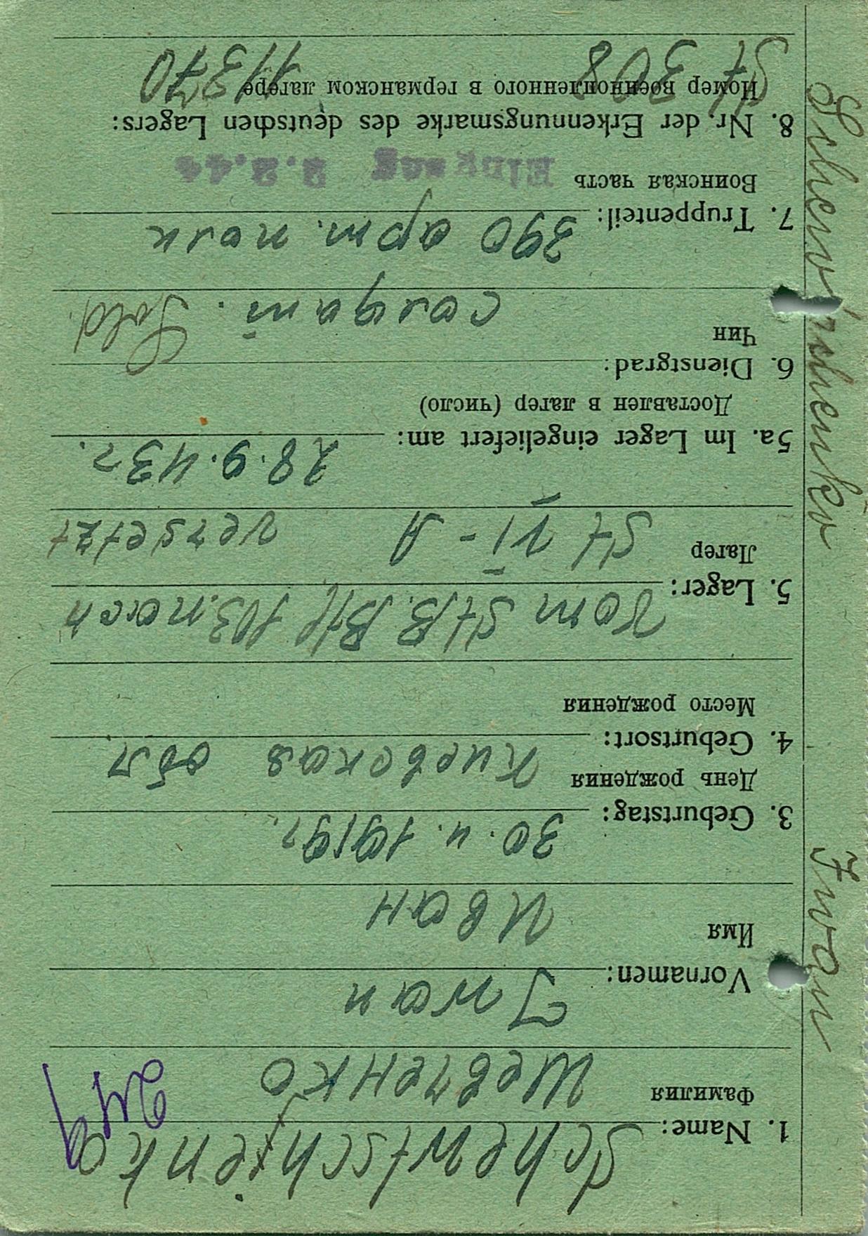 Шевченко Иван Демьянович