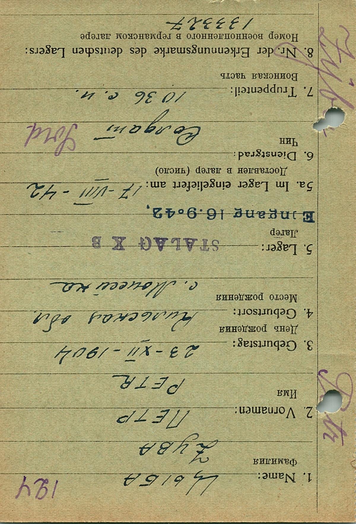 Цыба Петр Яковлевич