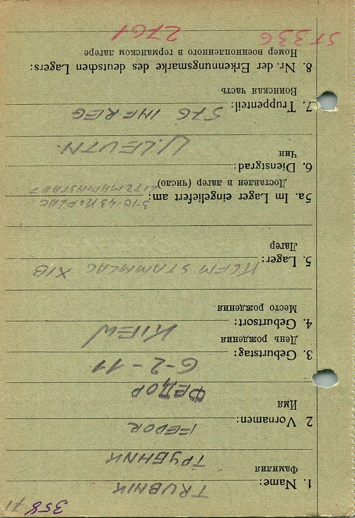 Трубник Федор Васильевич