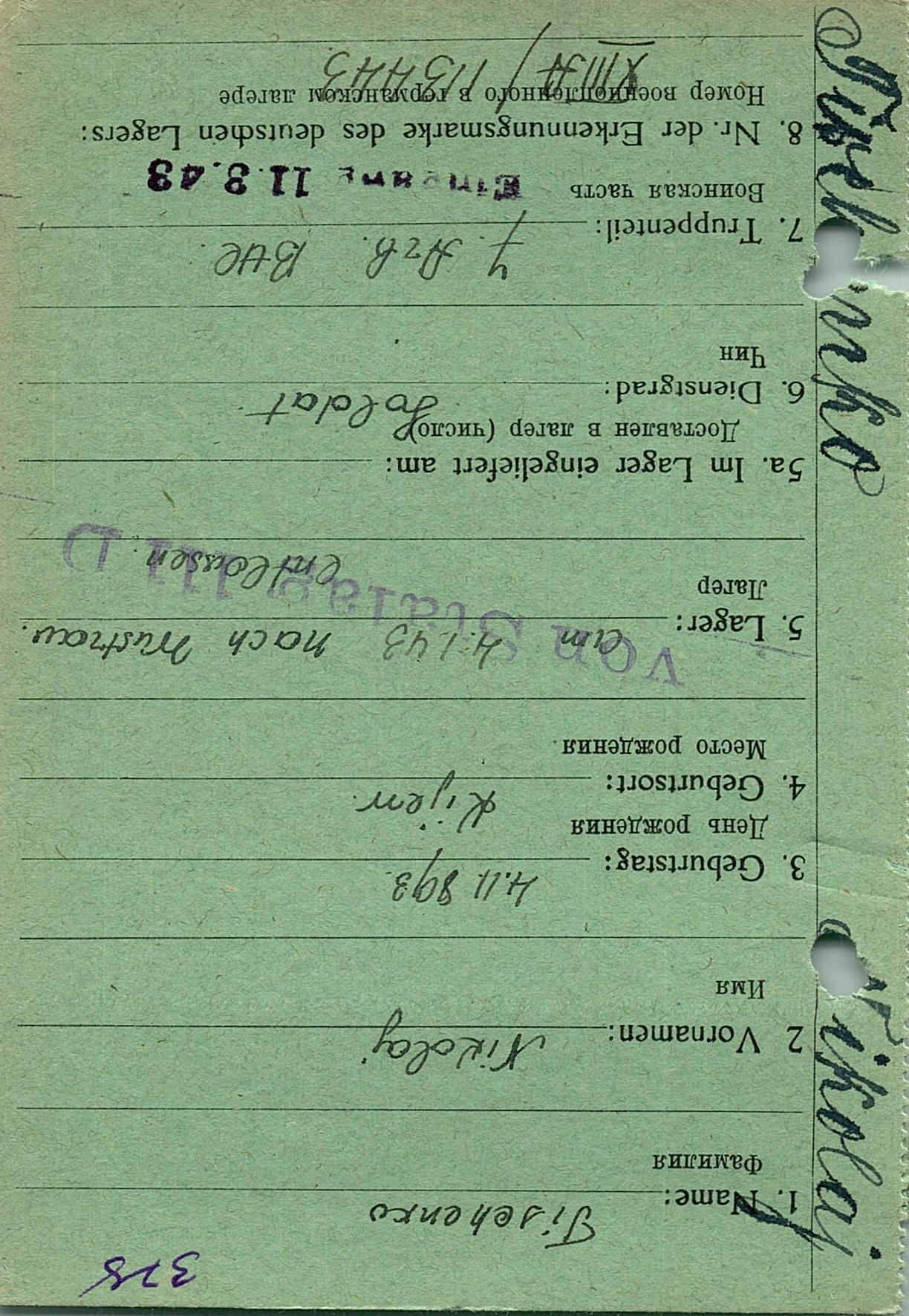 Тищенко Николай Федорович