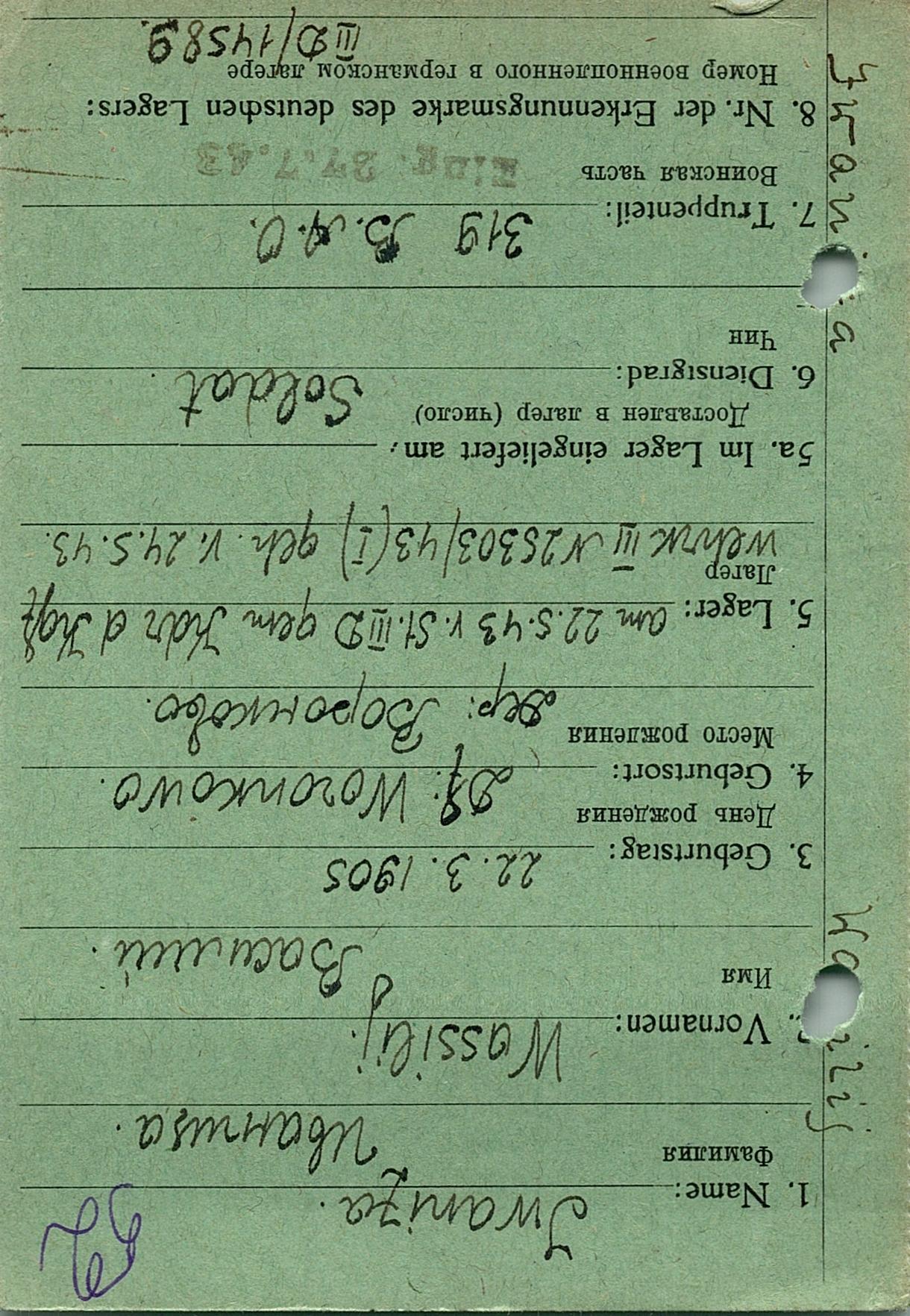 Иваница Василий Иванович