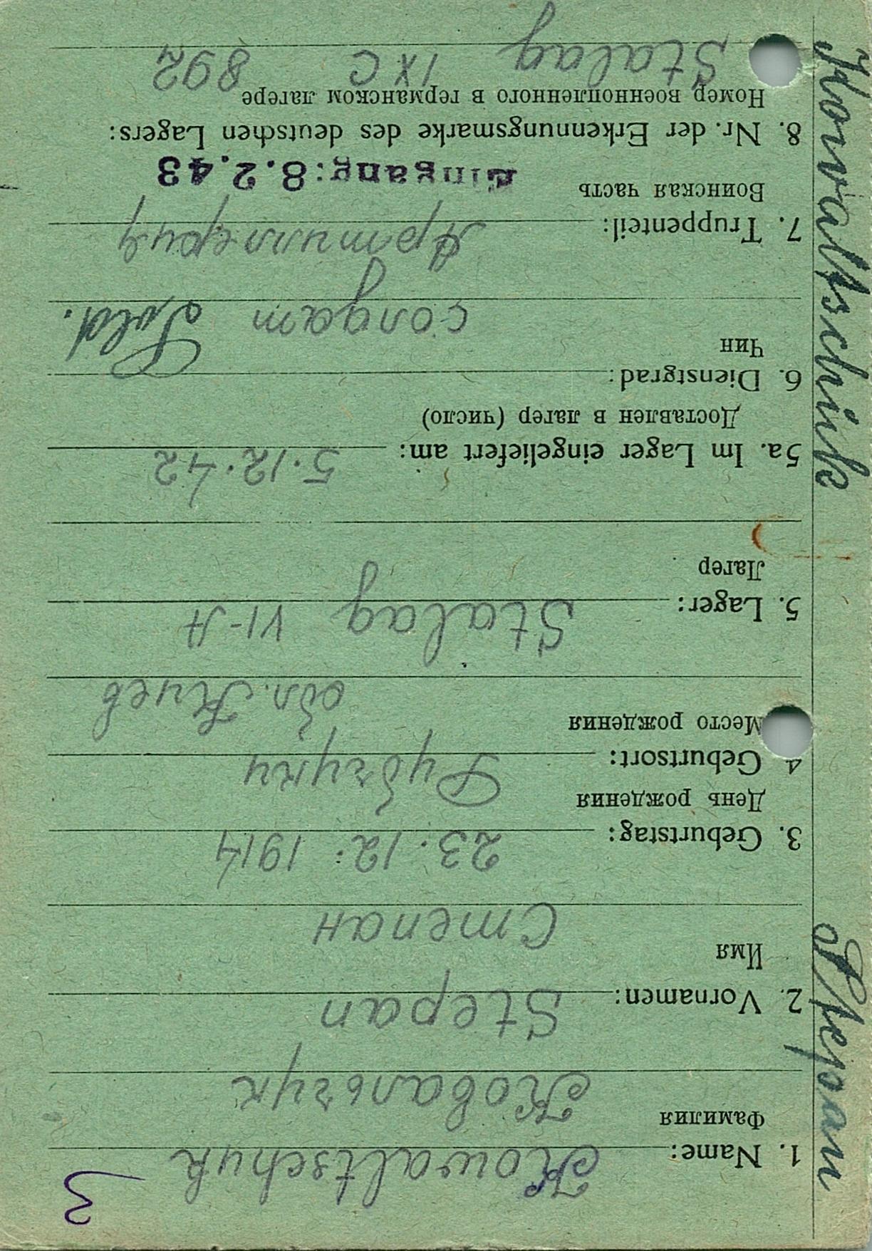 Ковальчук Степан Никифорович