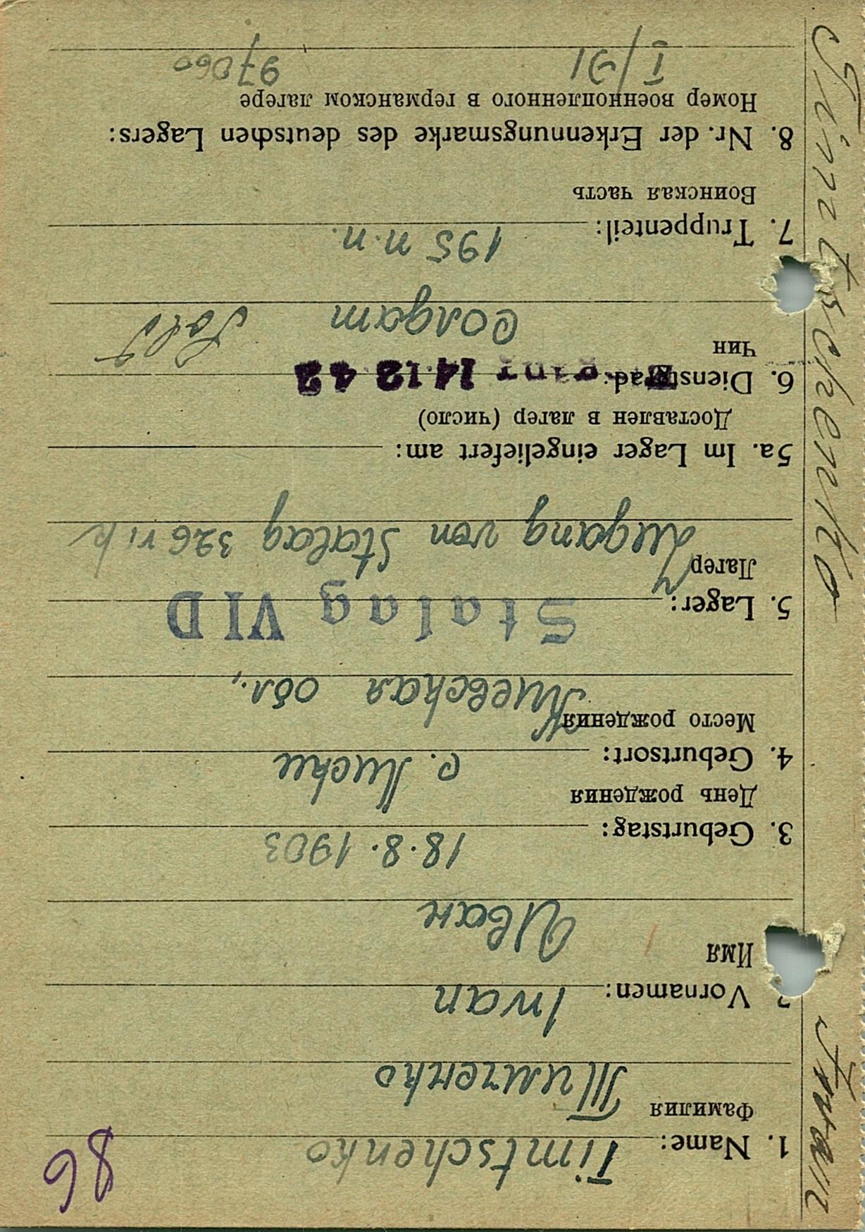 Тимченко Иван Васильевич