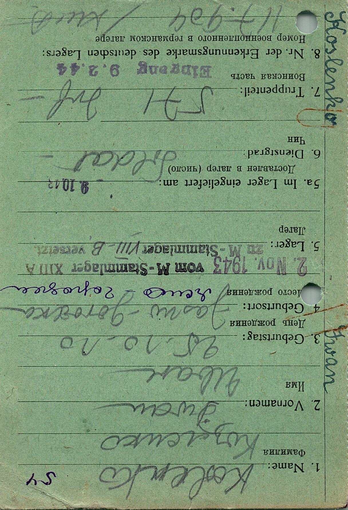 Козленко Иван Григорьевич