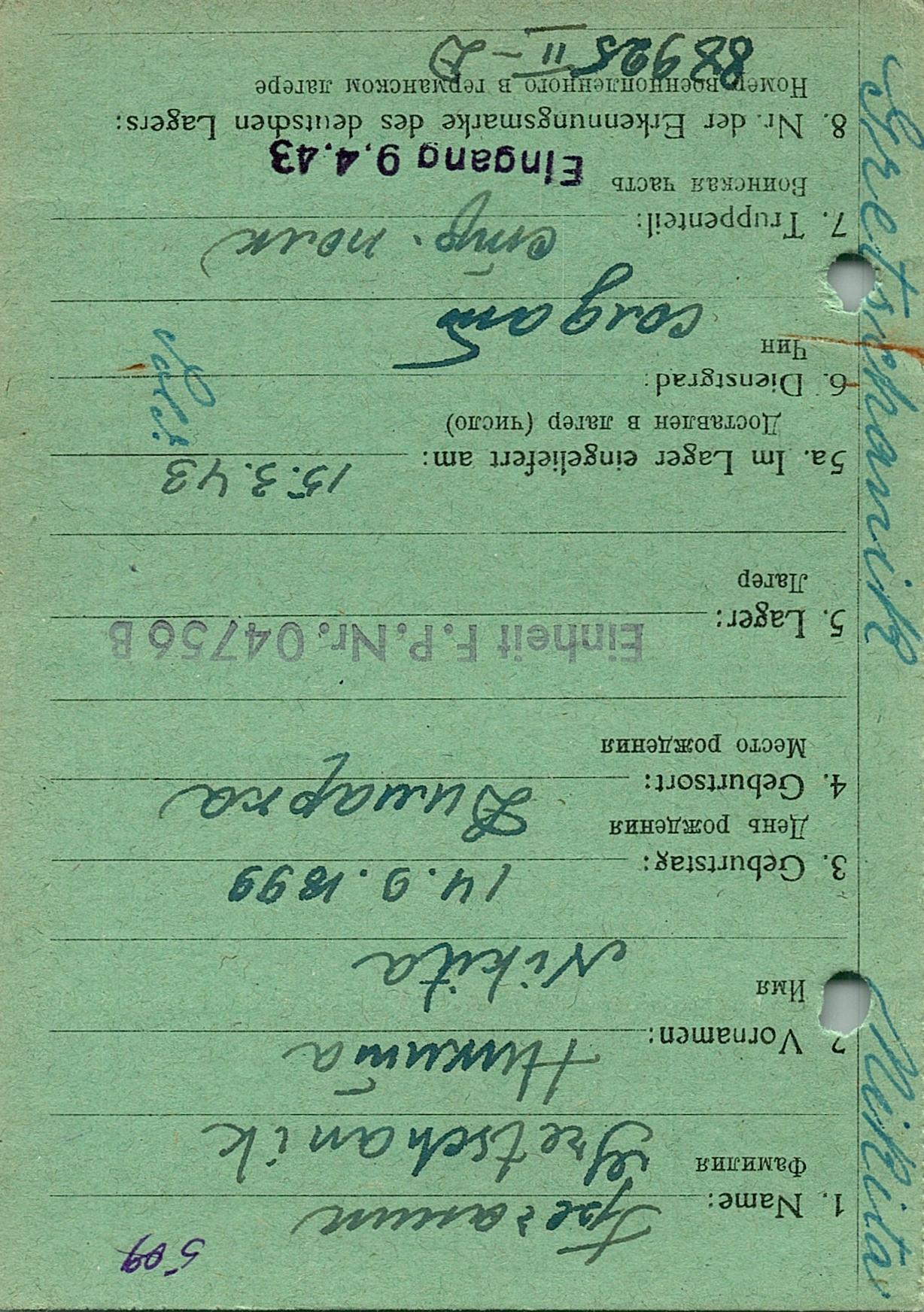 Гречаник Никита Андреевич