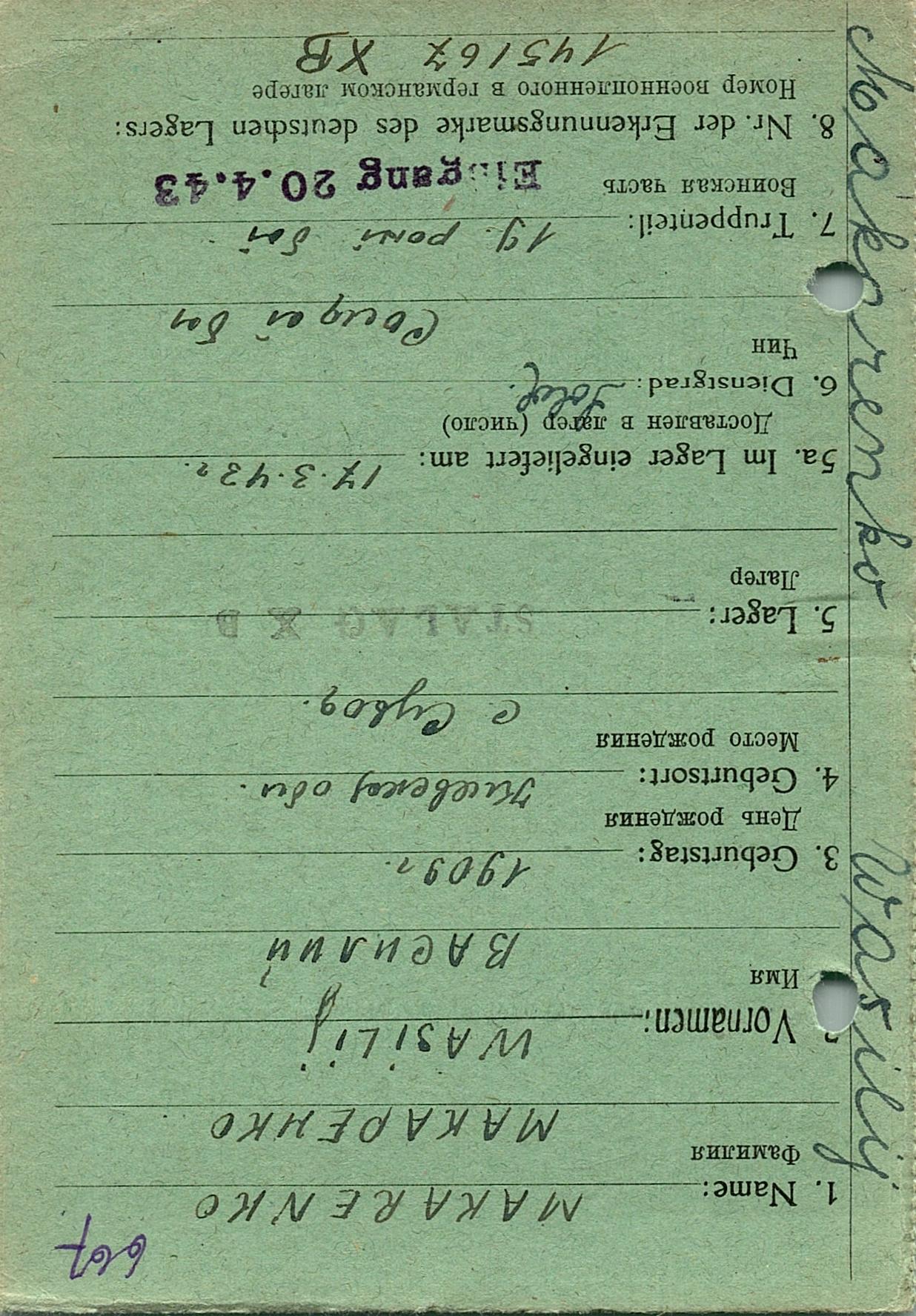 Макаренко Василий Федорович