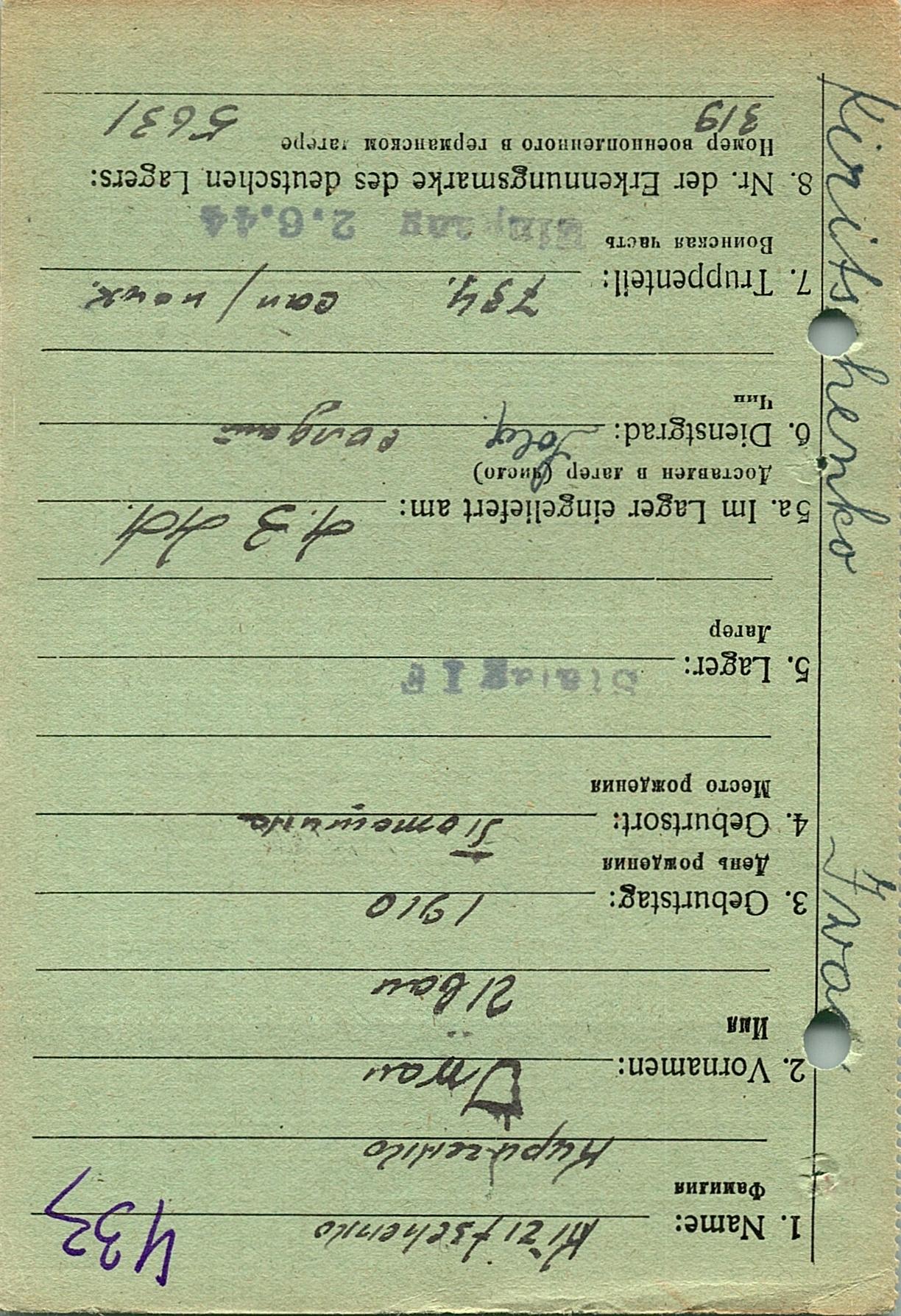 Куриченко Иван Игнатович