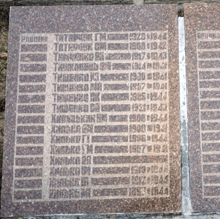 Памятник односельчанам в с. Новые Петровцы Вышгородского района