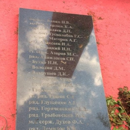 Братская могила в с. Криницы Александровского района