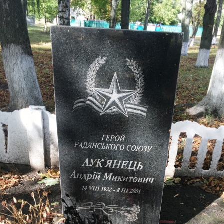 Братская могила в с. Жуковка Згуровского района