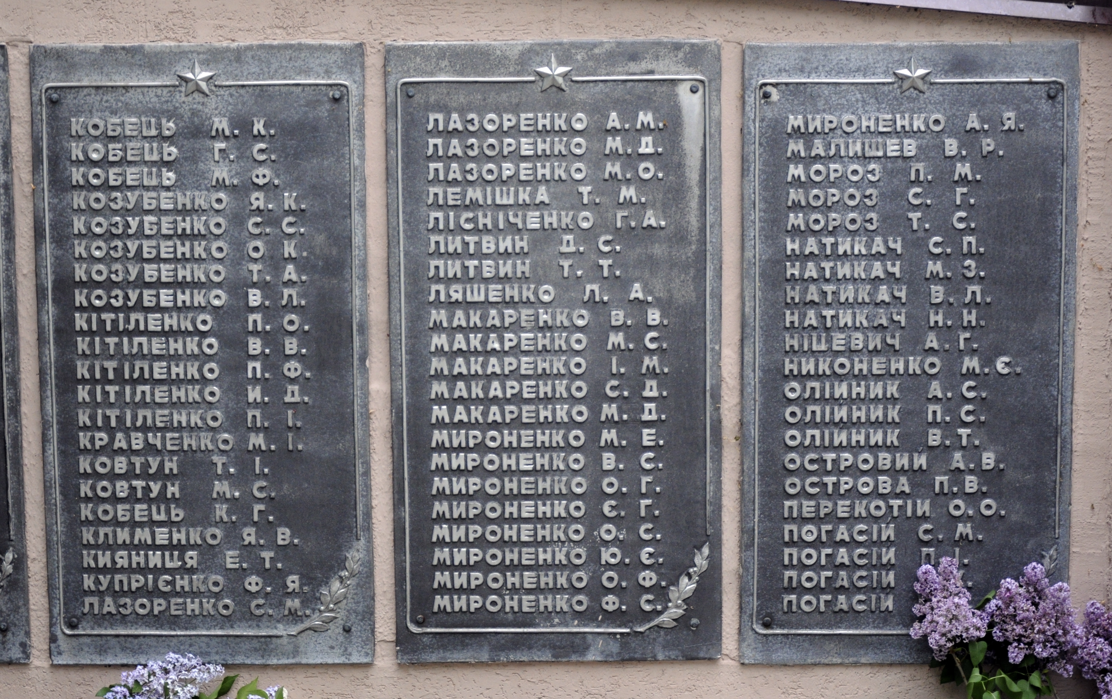 Братская могила и памятник односельчанам в с. Росава Мироновского района