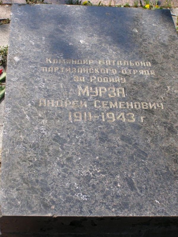 Братская могила в центре пгт Куликовка