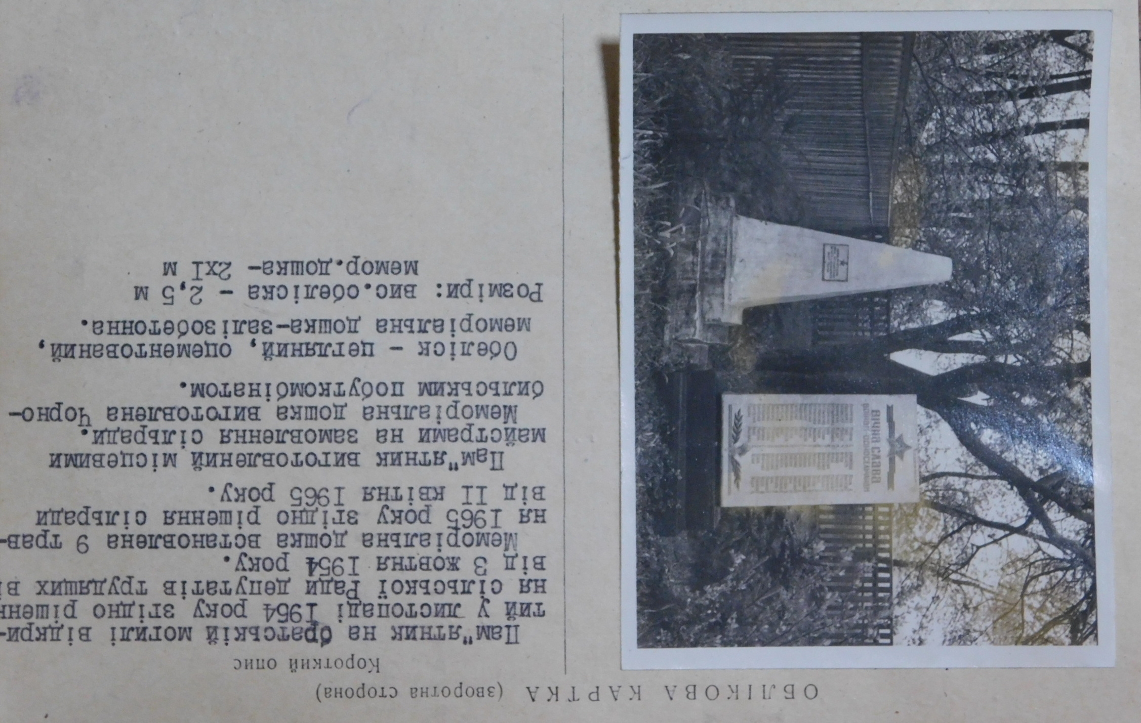 Братская могила в с. Буряковка, Чернобыльская зона отчуждения