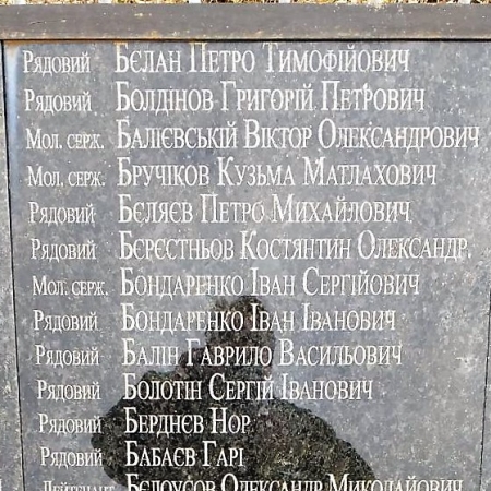 Братская могила в с. Облапы Ковельского района 