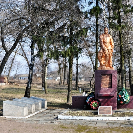 Братская могила в с. Копти Козелецкого района
