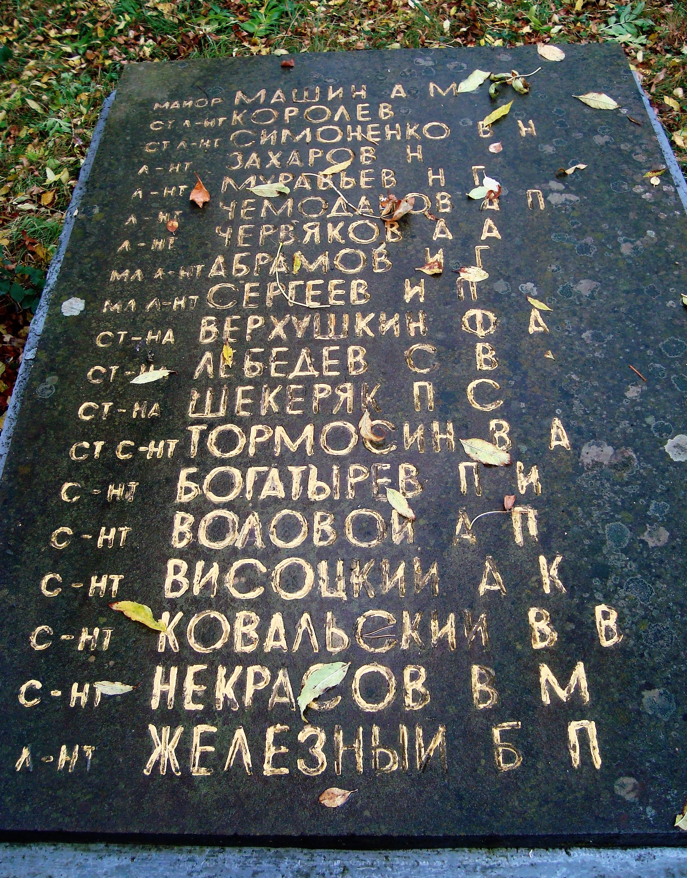 Братская могила у РГА в пгт. Верховина