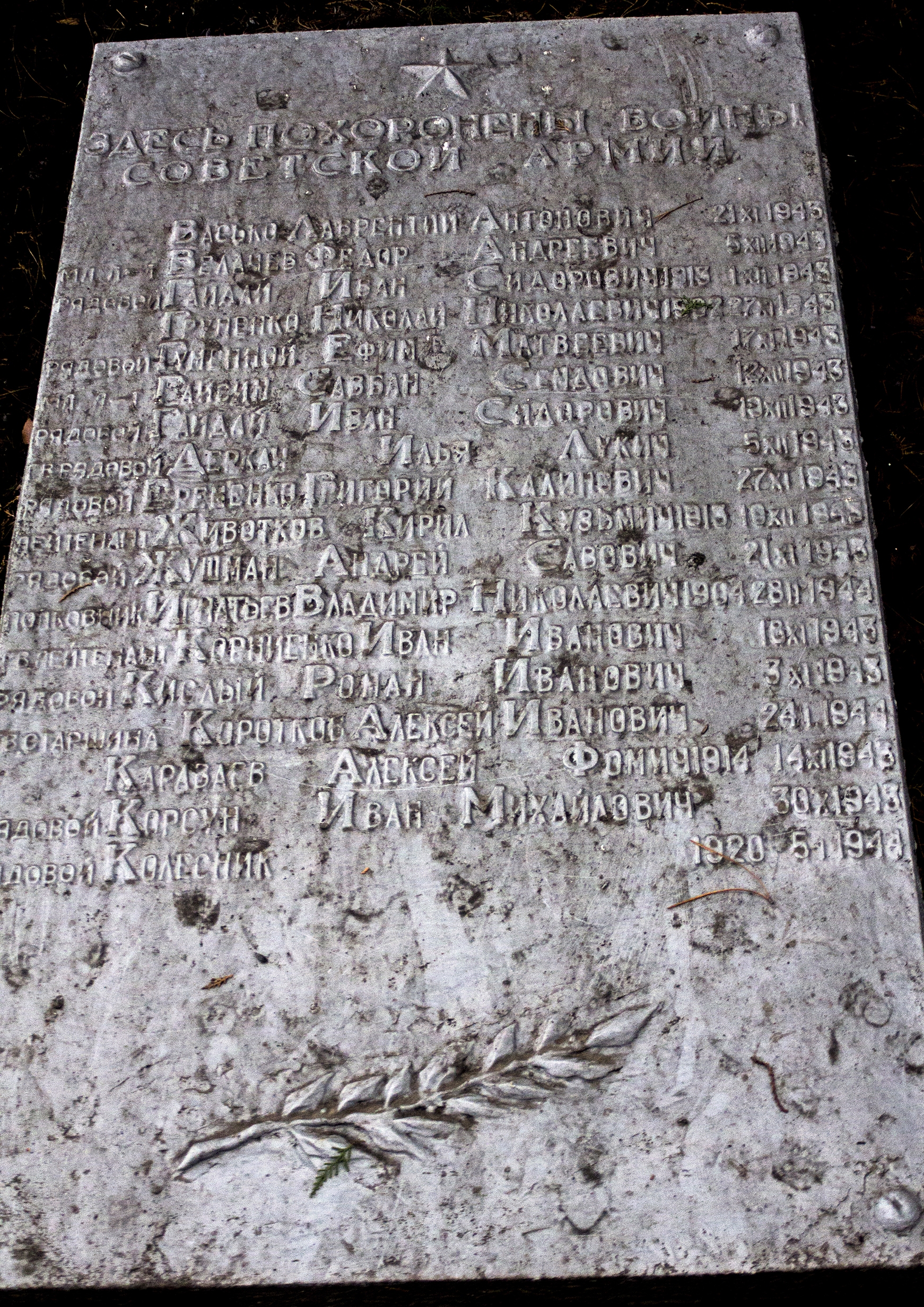 Братская могила в пгт. Петрово Петровского района