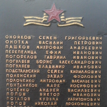 Братская могила в с. Магдалиновка Ореховского района