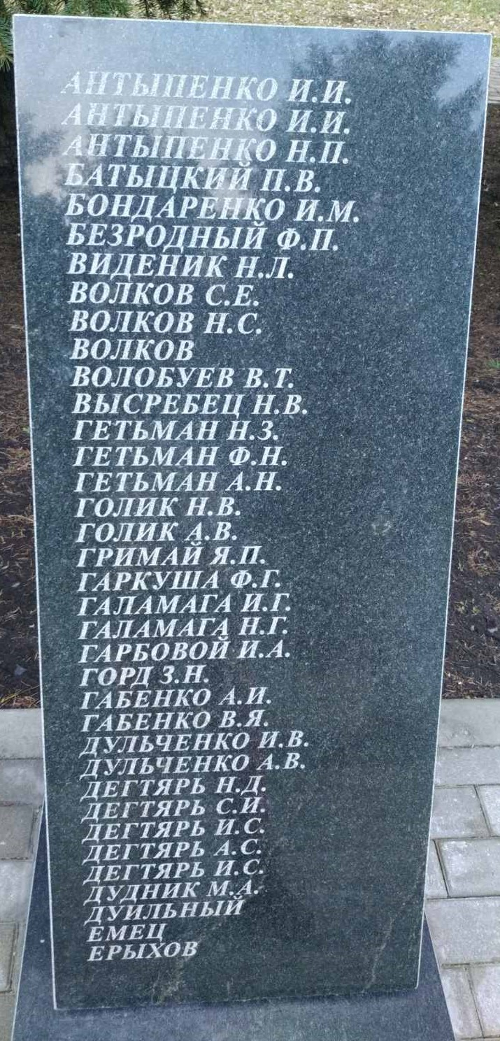 Братская могила в пгт Удачное Красноармейского района