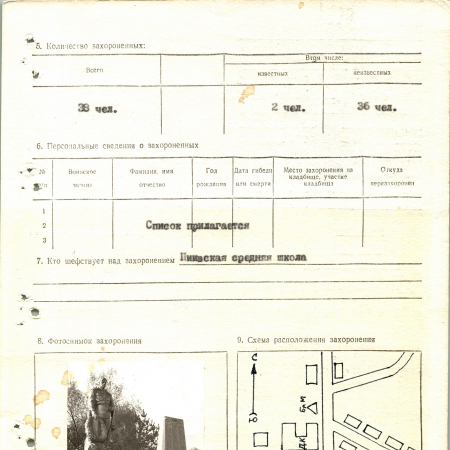 Братская могила возле дома культуры в с. Тулинцы Мироновского района
