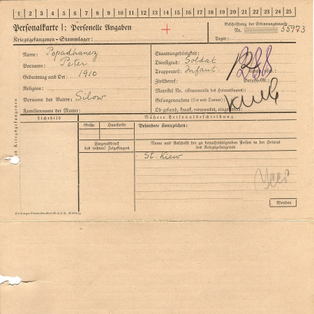 Попадганец Петр Силович