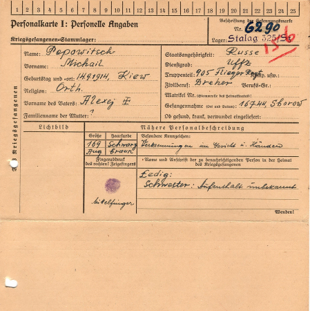 Попович Михаил Алексеевич