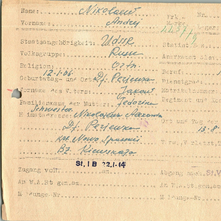 Николаев Андрей Яковлевич