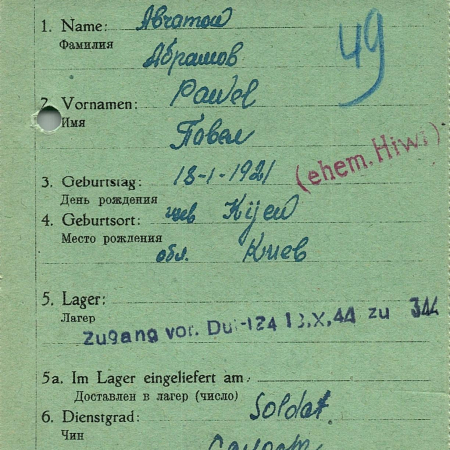 Абрамов Павел Витальевич