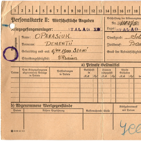 Опанасюк Дементий Дионисиевич