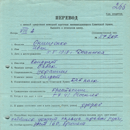 Онищенко Иван Кондратьевич