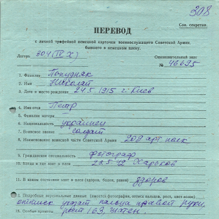 Попундяк Николай Петрович