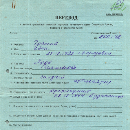 Громов Иван Яковлевич