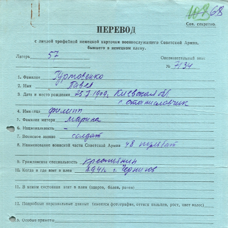 Гуртовенко Павел Семенович