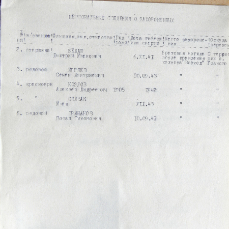 Братская могила в центре с. Уланово