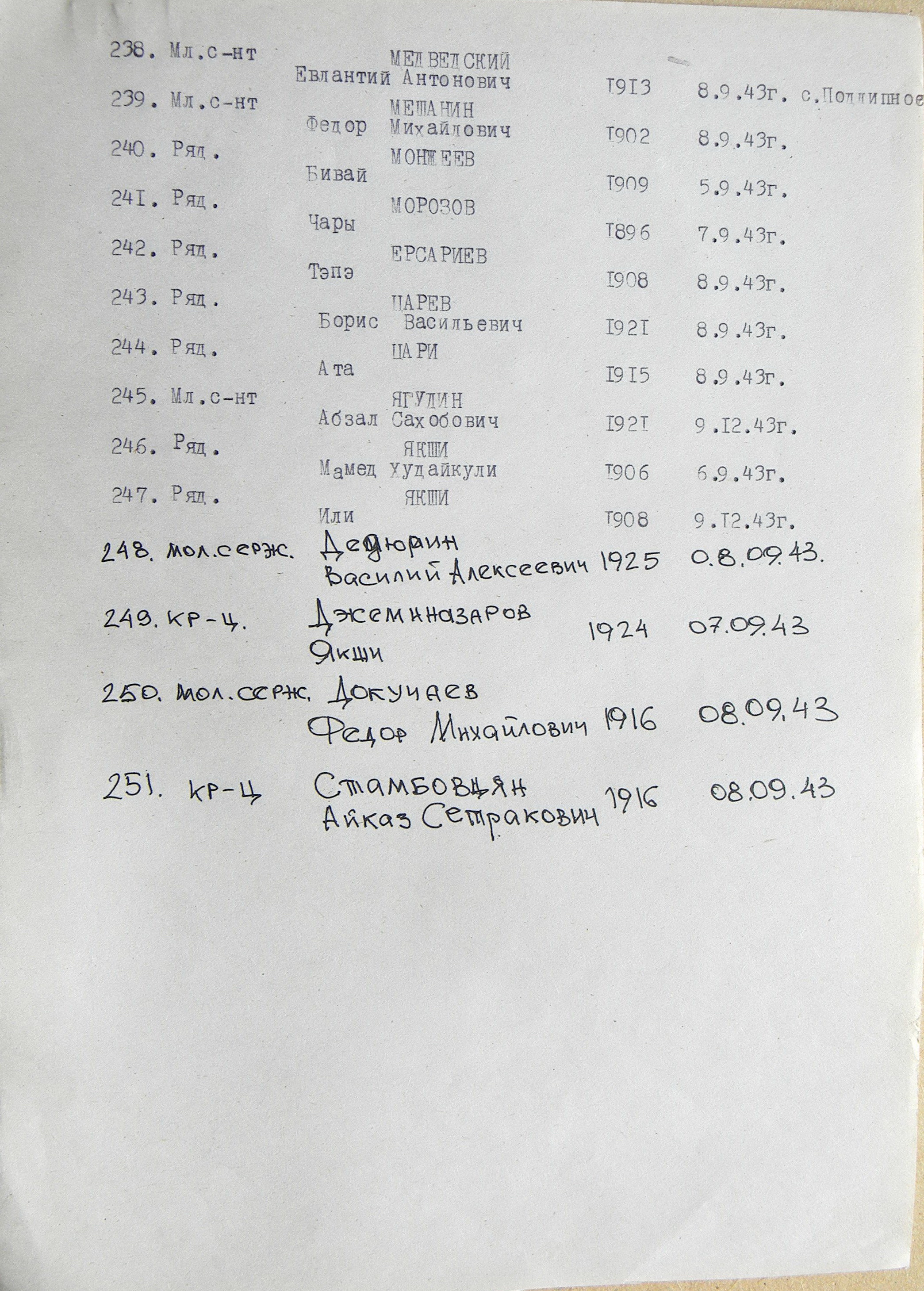Большая братская могила в с. Подлипное 