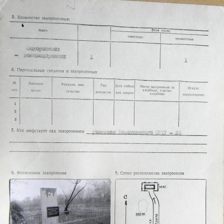 Могила неизвестного солдата в с. Таранское 