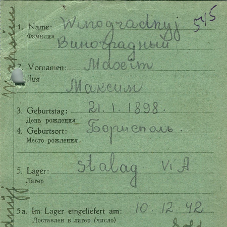 Виноградный Максим Ильич